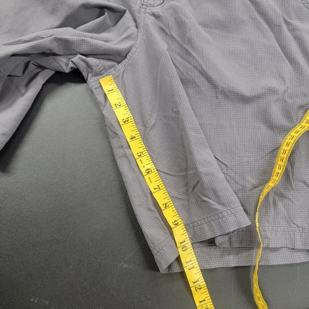 Lululemon Shorts Men's Gray Kahuna Flat Front Hybrid Chino 10” Inseam 38 Golf